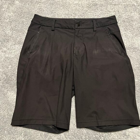 Lululemon Shorts Mens 32 Black ABC Commission Performance Golf ** - Picture 1 of 12